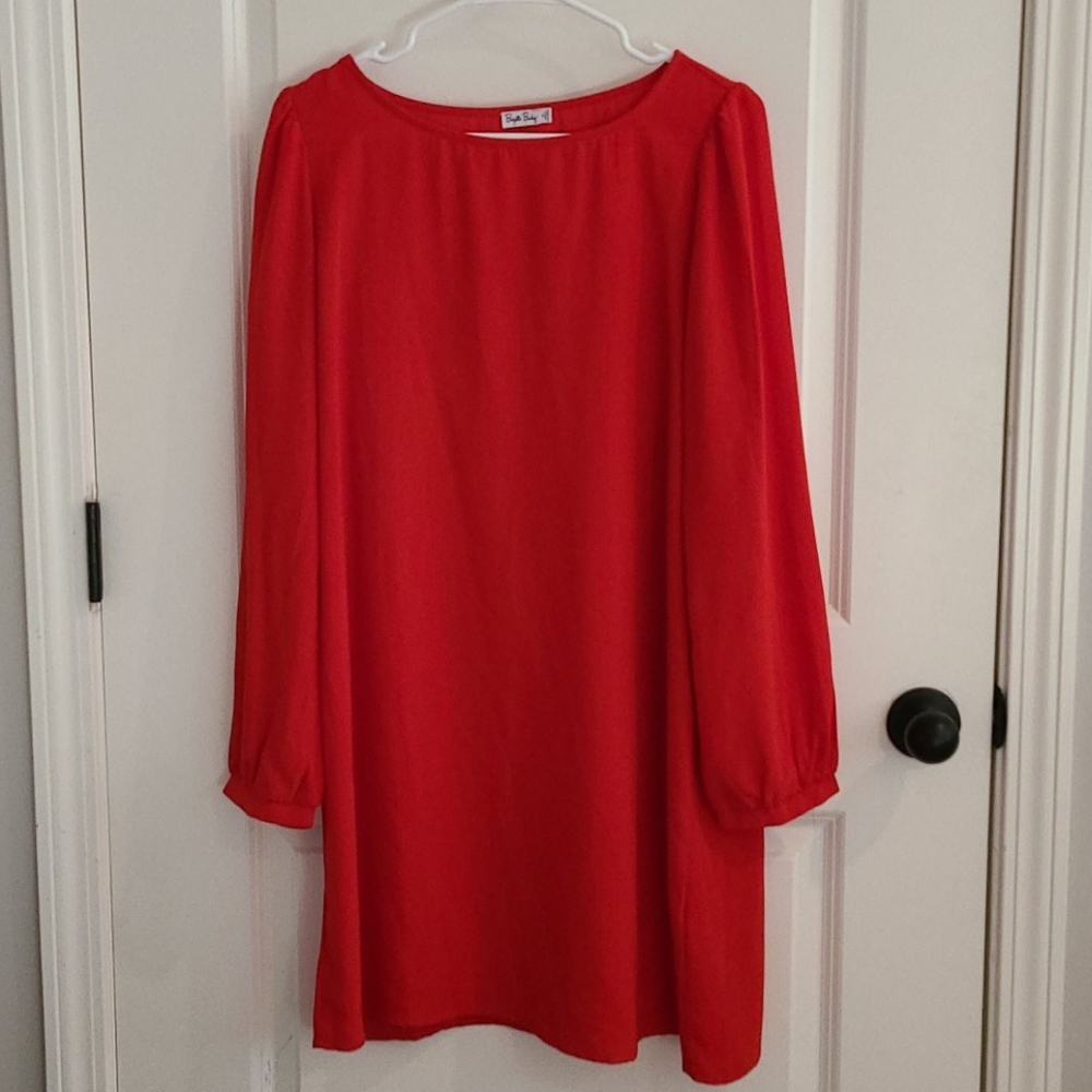 Bridgette Bailey red dress sz m